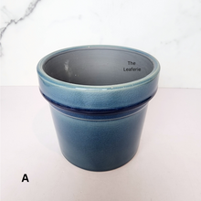Load image into Gallery viewer, The Leaferie Azza Pot . 3 colours ceramic flowerpot