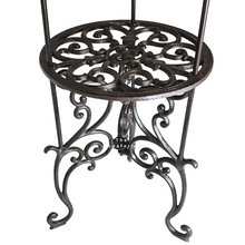 Load image into Gallery viewer, The Leaferie Cast Iron Plant Stand double level.