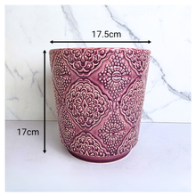 Load image into Gallery viewer, Leaferie calira red flowerpot ceramic pot