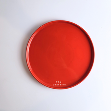 Load image into Gallery viewer, The Leaferie Glossy tray. 4 colours base plate. 5 sizes.. Red colour