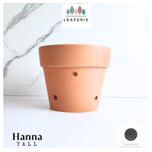 Load image into Gallery viewer, HANNA Terracotta Flowerpot with Holes (Tall) 6 sizes