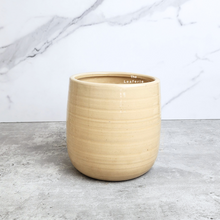 Load image into Gallery viewer, The Leaferie Noa ceramic pot. beige colour