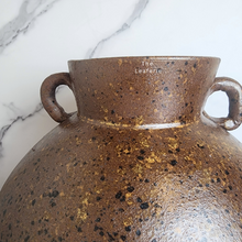 Load image into Gallery viewer, The Leaferie Arlo big brown pot. with ears. ceramic material