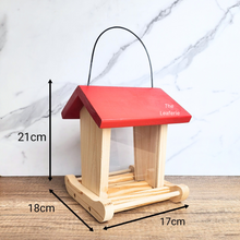 Load image into Gallery viewer, The Leaferie Bird Feeder. made of wood. 2 colours