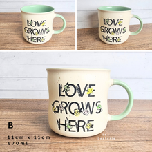 Load image into Gallery viewer, The Leaferie Olivier mug (Series 2) Ceramic mug 6 designs. Mug B