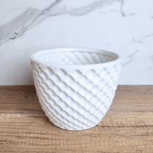 Load image into Gallery viewer, The Leaferie Maeve white ceramic pot