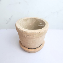 Load image into Gallery viewer, The Leaferie Yaritza Terracotta pot with tray