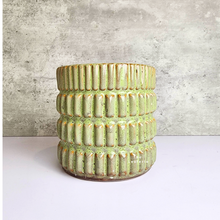 Load image into Gallery viewer, The Leaferie Astrid Flowerpot. ceramic pot . 2 sizes.  design A