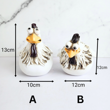 Load image into Gallery viewer, The Leaferie Ophelia chicken garden decoration. resin material.