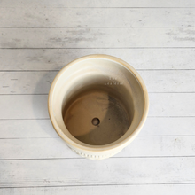 Load image into Gallery viewer, The Leaferie Reign white castle like ceramic flowerpot.