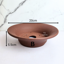 Load image into Gallery viewer, The Leaferie Bonsai 53. 3 sizes zisha pots.