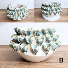 Load image into Gallery viewer, The Leaferie Handmade BLOM ceramic flowerpot. 4 colours