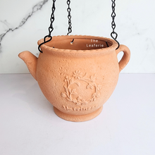 Load image into Gallery viewer, The Leaferie Yasmin Hanging terracotta kettle pot