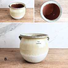 Load image into Gallery viewer, The Leaferie Sanrevelle Pot with handle. 5 colours . ceramic material