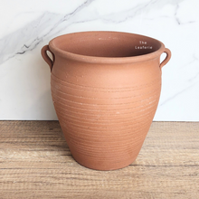 Load image into Gallery viewer, The Leaferie Elrias Terracotta Pot. with ears. big pot