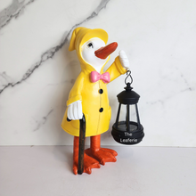 Load image into Gallery viewer, Annalise duck garden decoration with led solar lamp