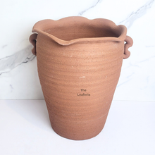 Load image into Gallery viewer, The Leaferie Yucca tall terracotta pot.