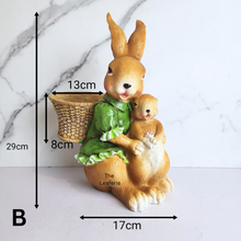 Load image into Gallery viewer, The Leaferie Cossima bunny rabbit flowerpot