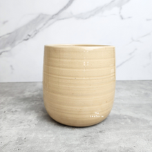 Load image into Gallery viewer, The Leaferie Noa ceramic pot. beige colour