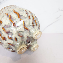 Load image into Gallery viewer, The Leaferie Clayton Beige ceramic pot with legs