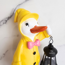 Load image into Gallery viewer, Annalise duck garden decoration with led solar lamp