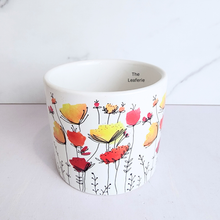 Load image into Gallery viewer, The Leaferie Marni Floral ceramic pot.