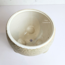 Load image into Gallery viewer, The Leaferie Luka pot with 3 legs. 2 sizes ceramic pot