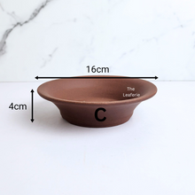 Load image into Gallery viewer, The Leaferie Bonsai 53. 3 sizes zisha pots.