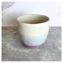 Load image into Gallery viewer, The Leaferie Harlan flowerpot. ceramic material. red base