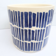 Load image into Gallery viewer, The Leaferie Noa blue ceramic pot