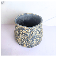 Load image into Gallery viewer, Textured ceramic pot labeled 'Nubo' with LEAFERIE branding on a light