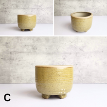 Load image into Gallery viewer, The Leaferie Petit Allegra Series 2 . 6 designs of petit pots. ceramic material. Design C