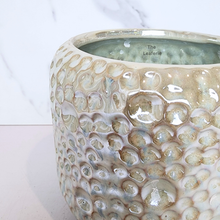Load image into Gallery viewer, The Leaferie Olivia pearlescent ceramic pot