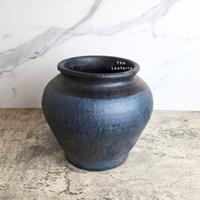 Load image into Gallery viewer, The Leaferie Pinelopi Blue large ceramic pot.