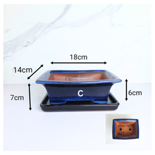 Load image into Gallery viewer, Bonsai Flowerpot (Series 40) with tray