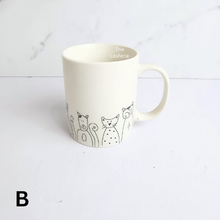 Load image into Gallery viewer, the Leaferie olivier series 5 . coffee cup and mug cat motif