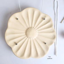 Load image into Gallery viewer, Ysla Beige ceramic plate with decorative patterns on a white background