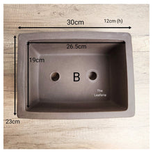 Load image into Gallery viewer, Bonsai Rectangular Flowerpot (Series 1) 3 sizes