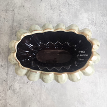 Load image into Gallery viewer, The Leaferie Sable shallow pot. ceramic material