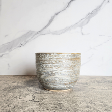 Load image into Gallery viewer, The Leaferie Pagona Pot. ceramic flowerpot with 2 designs. Design A