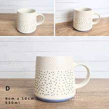 Load image into Gallery viewer, The Leaferie Olivier mug (Series 2) Ceramic mug 6 designs. Design D