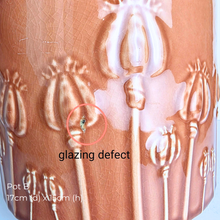 Load image into Gallery viewer, As-is ceramic pots oct/nov 25 with 'LEAFERIE' branding.