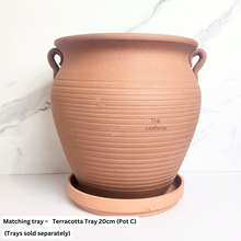 Load image into Gallery viewer, Elrias Terracotta Flowerpot (5 designs)