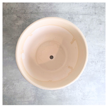Load image into Gallery viewer, Dalia Ceramic planter with floral pattern on a marble surface, featuring the brand 'LEAFERIE'.