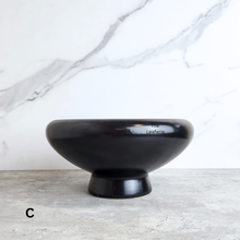 Load image into Gallery viewer, Xara ceramic flowerpot in white, black, and green with Leaferie branding.