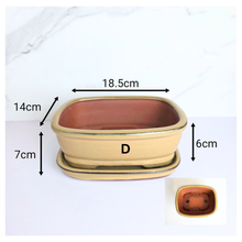 Load image into Gallery viewer, Bonsai Flowerpot (Series 40) with tray