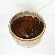 Load image into Gallery viewer, The Leaferie Clayton Beige ceramic pot with legs