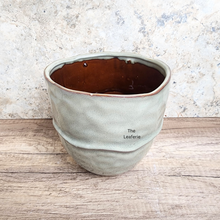 Load image into Gallery viewer, The Leaferie Zane Flowerpot. 3 sizes grey ceramic pot