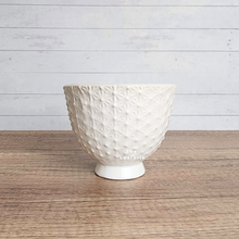 Load image into Gallery viewer, The Leaferie Faerie Flowerpot. 3 colours black , pink and white ceramic pot. Pot C white