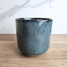 Load image into Gallery viewer, The Leaferie Esfir Blue ceramic pot.